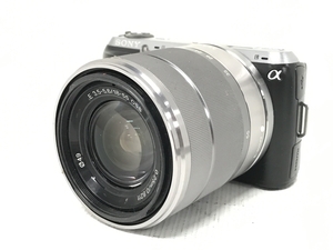 SONY NEX-C3 ボディ SEL1855 レンズ ミラーレス一眼 カメラ セット 趣味 撮影 中古 F8131871