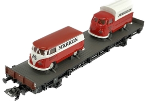 Marklin 45083 Auto Transport Car with 2 VW Type T1 トランスポーター 貨車 メルクリン HOゲージ 中古 良好W8134292