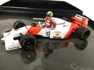 ミニチャンプス F1 McLaren Ford MP4/8 Ayrton Senna 1993 GP AUSTRALIA 41st GP Win 中古 Y8175643