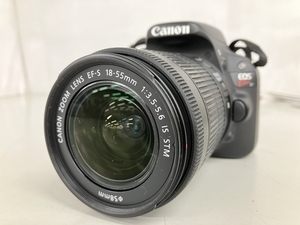 Canon キャノン EOS Kiss X7 EFS 18-55mm 1:3.5-5.6 EFS 55-250mm 1:4-5.6 ダブルレンズキット カメラ レンズ ジャンクK8147864