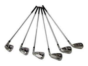 テーラーメイド M6 アイアン 6本セット 5~9,P ゴルフクラブ REAX 85 TaylorMade 中古 訳有W7466051