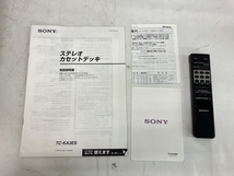 SONY TC-KA3ES カセットデッキ リモコン付 ソニー ジャンク C8126013_画像2