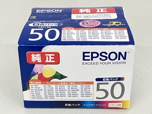 EPSON エプソン IC6CL50 純正インクカートリッジ 6色パック 使用期限切れ ジャンク 未開封 K8203475