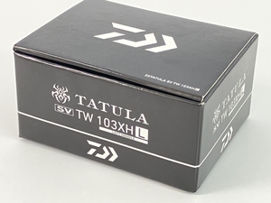 DAIWA TATULA SV TW 103XHL LEFT HANDLE 8.1 リール 釣具 タトゥーラ 中古 Z8177154