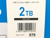 IO DATA HDD-UT2K テレビ録画&パソコン両対応 外付けハードディスク 2TB 中古 Y8209260_画像6