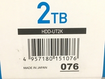 IO DATA HDD-UT2K テレビ録画&パソコン両対応 外付けハードディスク 2TB 中古 Y8209259_画像6