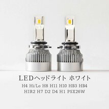 HID屋 LED ヘッドライト Qシリーズ H8 H11 H16 H10 HB3 HB4 H7 PSX26W D2S D4S 19600lm 6500k 車検対応 フォグランプ 送料無料_画像2