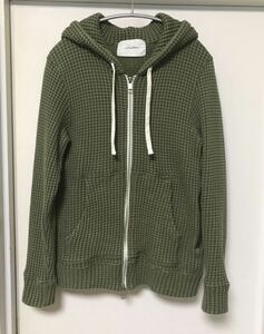 ◆【人気】Seagreen シーグリーン / BIG WAFFLE HOODIE KHAKI 02size