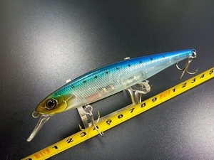 廃番 ジャッカル ダイス ベイスカッド115F #ゴーストイワシ USED ③ DISCONTINUED JACKALL DICE BAYSQUAD SALTWATER MINNOW