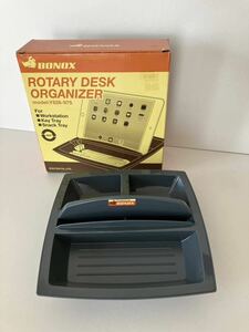 DULTON(ダルトン)ROTARY DESK ORGANIZER/回転式 デスク オーガナイザー/タブレットスタンド・筆記用具・小物入れ/Y826-975GY