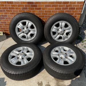 トヨタ ランドクルーザー ランクル 100系 純正 アルミホイール 17インチ 17×8JJ PCD150/5H OFF60 YOKOHAMAGEOLANDAR.H/T275/65R17.115H