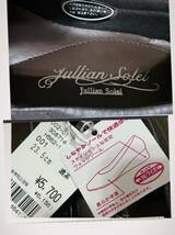 新品未使用★JullianSolel レディースシューズ 23.5★羊皮使用 しなやかソール ゆったり3Eワイズ 濃茶 安定ソール ★マスクおまけ付き_画像7