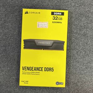 612672　CORSAIR DDR5-5200MHz デスクトップPC用メモリ VENGEANCE DDR5シリーズ (PC5-41600) [16GB×1枚] CMK32GX5M2B5200C40