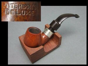 t583 パイプ PETERSON´S/ピーターソン DELUXE/STERLING SILVER/刻印 喫煙具【白蓮】09