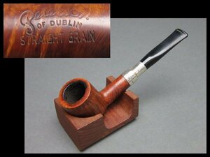 t580 パイプ PETERSON´S/ピーターソン DUBLIN STRAIGHT GRAIN/STERLING SILVER/刻印 喫煙具【白蓮】09