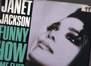 ダンクラ12inch★JANET JACKSON / Funny how time flies / When I think of you / Nasty★U.K.盤・A&M★