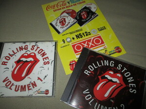 rolling stones / coca cola presenta vol1.2 (RAREメキシコ盤2枚セットチラシ付き送料込み!!)