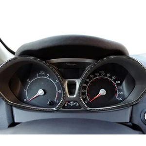 フォード フィエスタ 2011-2015年 メーター パネル ステッカー ２個１セット カーボン 車 スピード 内装 カスタム 装飾 トリム 全２カラー