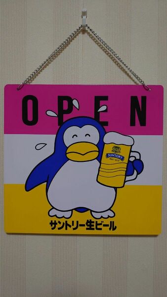 サントリー ペンギン アクリル製看板