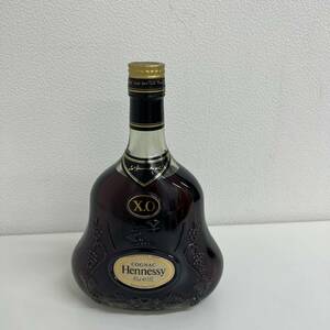 【BF-5232】未開栓 古酒 Hennessy ヘネシー X.O グリーンボトル 金キャップ ブランデー コニャック 本体のみ 中古 保管品 コレクション