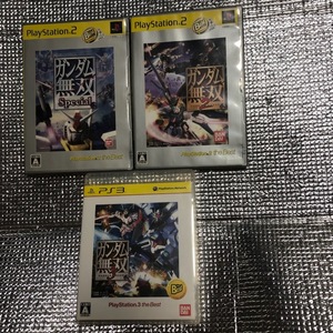 PS2 PS3 ガンダム無双 Special + 2 + 3 [the Best] 3本セット