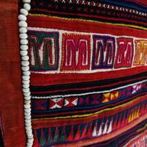 アカ族 民族衣装 A10 手織・刺繍 オールハンドメイド 山岳地帯少数民族　タイ・ミャンマー ジャケット 上着_画像4