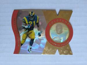 NFL　LAWRENCE PHILLIPS（ラムズ他、2016年 刑務所で自殺）97 SPx　Holofame ルーキーインサートカード