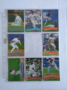 コンプを諦めたのでこのまま出品　1997 Topps Stadium Club（CURT SCHILLING, SHAWN GREEN, OMAR VISQUEL, 他）91～180　81枚セット