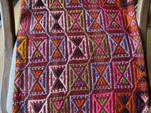 在庫１点のみ！トルコ発セミアンティークジジム刺繍のクッションカバー！手織りのジジムの素敵な織りをインテリアに！送料込み日本国内発送_画像10
