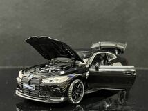 BMW M4クーペ 1/32 ミニカー　ブラック H144_画像9