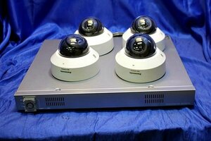 Panasoni ネットワークカメラ i-PRO SmartHD WV-SFN310J*4台+カメラ駆動ユニットWV-PS178 *1台一式　46884Y