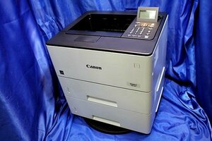 ◆現行モデル 片面43枚／分/7182枚◆ CANON キヤノン A4対応 モノクロレーザープリンタ ★Satera LBP322i/増設カセット付/二段 47327Y