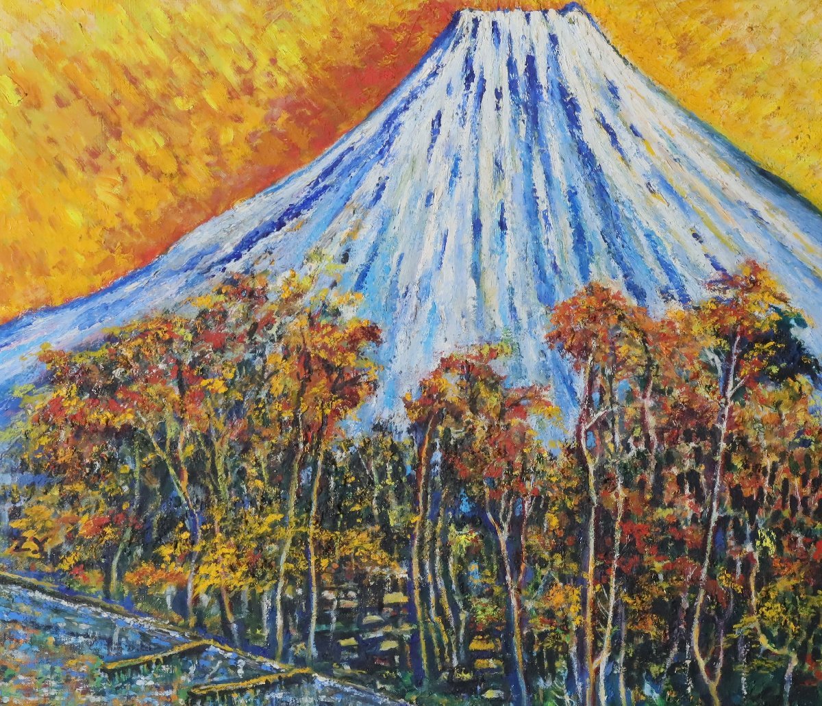 Yahoo!オークション  秋 風景画油彩 絵画の落札相場・落札価格