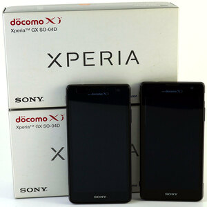 SONY Xperia GX ブラック 新品&中古 SIMロック解除済 docomo SO-04D 白ロム ○判定　ソニー エクスペリア ドコモ