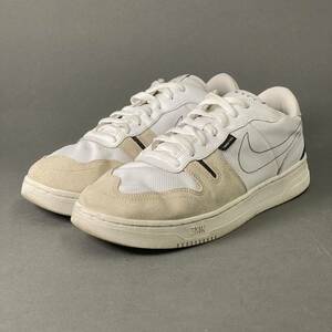 Dj26 NIKE ナイキ スカッシュタイプ QS N354 Summit White/Vast Grey ローカットスニーカー 異素材切替◎ スエード 26.5cm メンズ 紳士靴