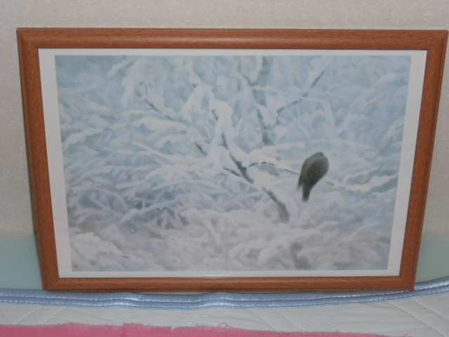 Instant decision ★ Kaii Higashiyama White Morning 1980 (printed) Yomiuri Shimbun framed picture B4 new framed, Printed materials, calendar, Painting