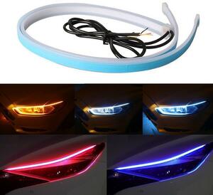  opening with function sequential turn signal LED tape white / yellow 60cm