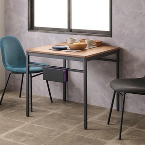 ダイニングテーブル デザインテーブル シンプル アイアン 天然木 インダストリアル テッシュホルダー ノアル テーブル 75
