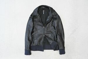 WJK レザージャケット S ブラック シングルライダース ライダースジャケット 黒