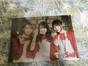 B131クリアファイル　TrySail（麻倉もも・雨宮天・夏川椎菜　アニメイトブックフェア2019」 ポイント交換特典