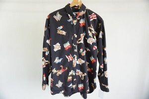 [ prompt decision ]NATURE TRAIL PINKHOUSE nature Trail Pink House men's long sleeve shirt Bear - bear san black base size :L [837846]