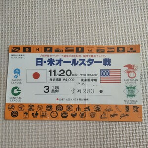 プロ野球セ・パ2リーグ誕生30周年記念、国際児童チャリティ 日米オールスター戦 