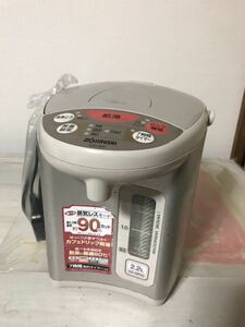中古品 象印 2.2L マイコン沸とう 電動ポット CD-WF22型 マグネットプラグ