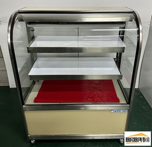 【中古品】番号A31◆（株）大穂製作所　3段冷蔵ショーケース　 幅900×奥行500×高さ1150　 動作問題なし☆