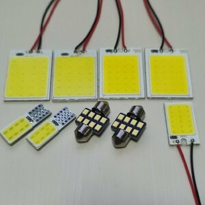 GN0W アウトランダー PHEV 超爆光！ T10 LED ルームランプ 9個セット ホワイト ミツビシ /c24/c18/c8/t28