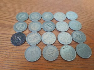 100ウォン　硬貨　1972年　1974年など　19枚　まとめて　韓国　KOREA　旧デザイン　