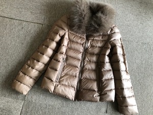 * regular price 9 ten thousand FERVORfe- bar fur attaching down jacket 38*B