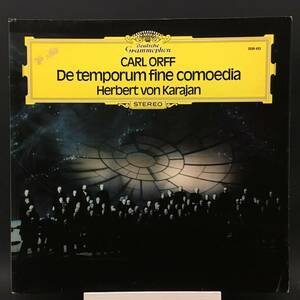 ◆ Carl Orff ◆ De temporum fine comoedia ◆ Deutsche Grammophon 独盤 プロモ