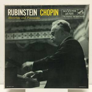 ◆ Rubinstein ◆ Chopin ◆ RCA VICTOR 米盤 深溝