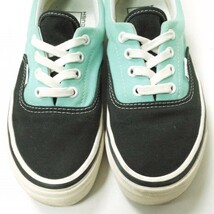 VANS バンズ ERA 95 DX - ANAHEIM FACTORY COLLECTION エラ US5.5(23.5cm) BLACK/AQUA キャンバス STYLE 95 ULTRA CUSH シューズ lc31917_画像5